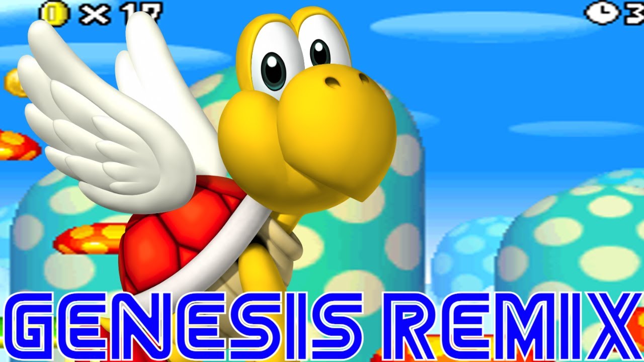 New Super Mario Bros. - Athletic (Mushroom Waltz) (Sega Genesis Remix)