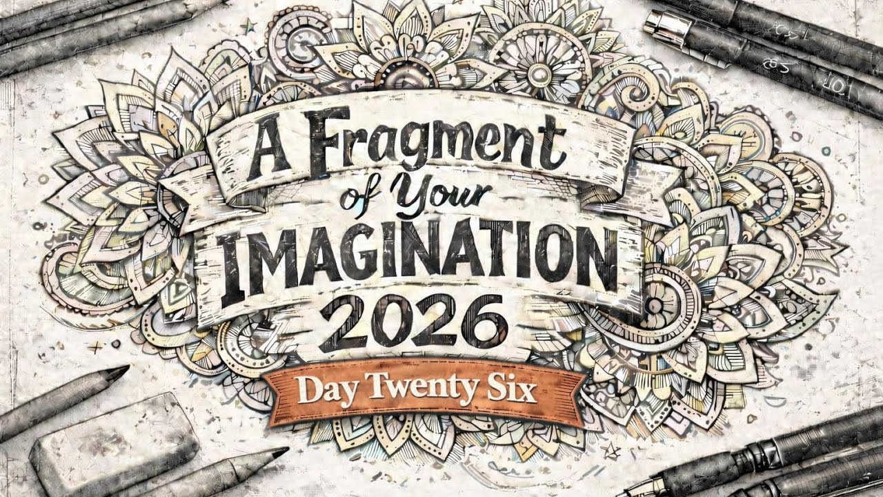 Day 26 | Zentangle | A Fragment of Your Imagination 2026 | #L28-20 #fyic2026 