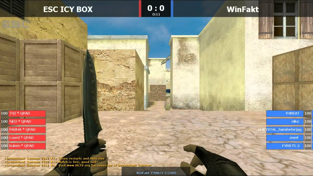 DreamHack Summer 2012 - faza grupowa - ESC ICY BOX vs. WinFakt