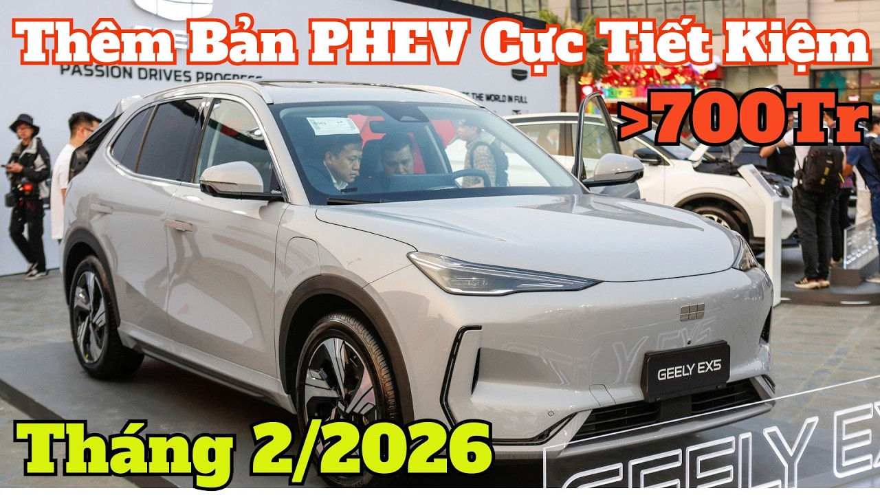 Giá Khuyến Mại Geely EX5 Tháng 2, Thêm Bản PHEV Cực Tiết Kiệm, Giá Lăn Bánh EX5 Mới | CarTVnew
