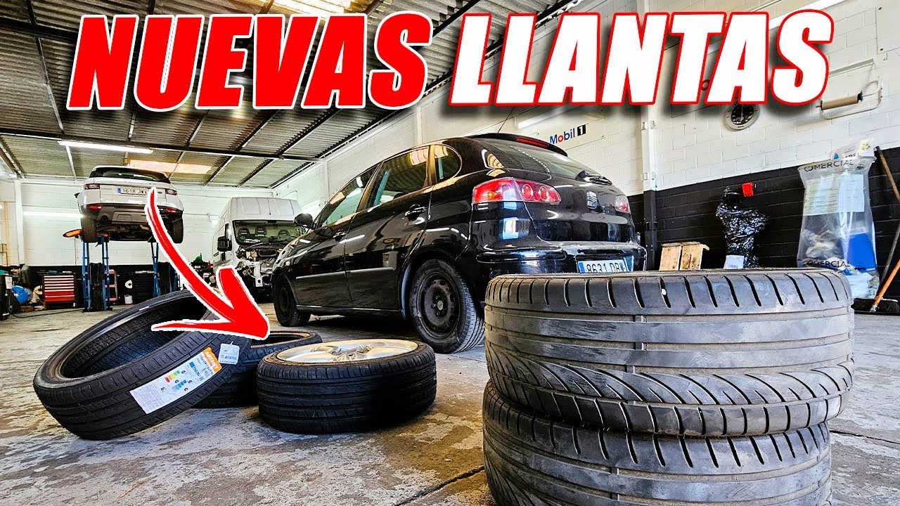 NUEVAS LLANTAS para el IBIZA 1.9 TDI, vamos a una KDD de COCHES en FUENLABRADA y LA GENTE LA LIA.