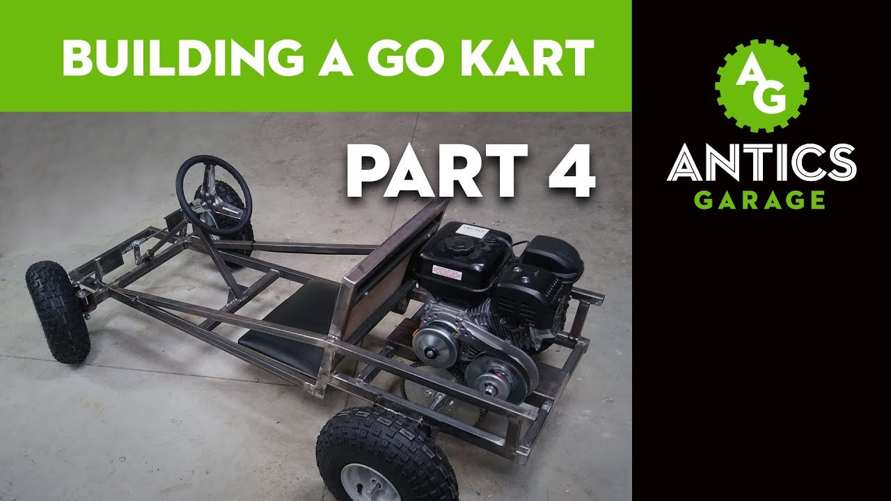 Сборка картинга, часть 4 — Двигатель, гидротрансформатор и тормоза