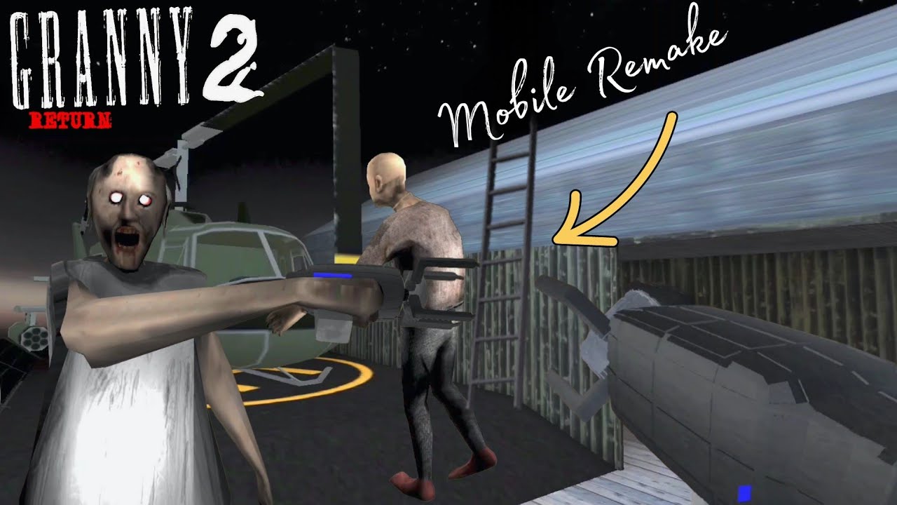 Using Granny Electric Gun and Expandable Area in Granny 2 Return Mobile Gameplay