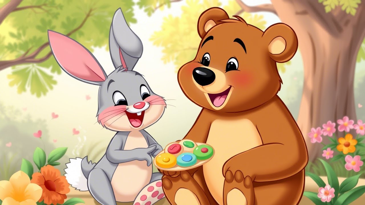 The Happy Sharing Bear Song | A Fun & Joyful Tune for Kids!