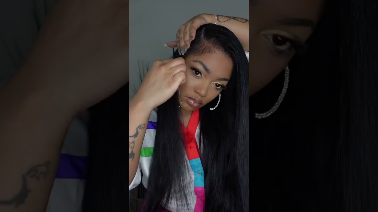 Clip-in Hair Extension Styling  #hairextensions #hairstyles #hairtutorial #shorts
