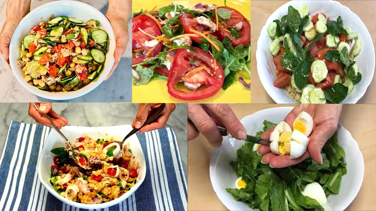 5 Fantastiche Insalatone Estive Perfette da Portare in Spiaggia - 5 Easy Summer Salads For the Beach