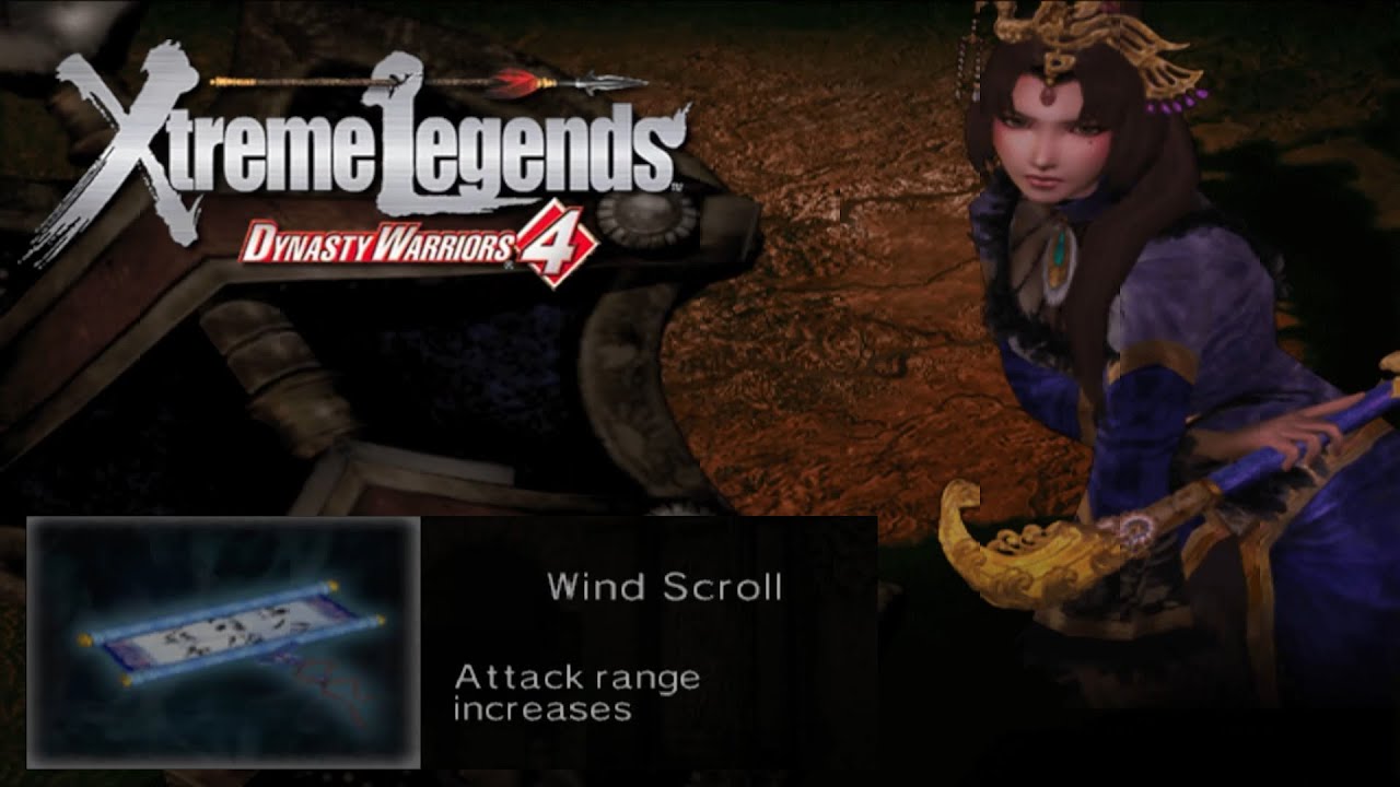 Свиток Ветра — Руководство по редким предметам | Dynasty Warriors 4 Xtreme Legends