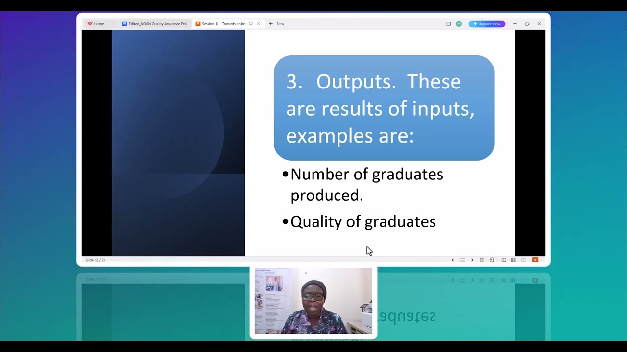 Towards an Institutional Culture of Quality