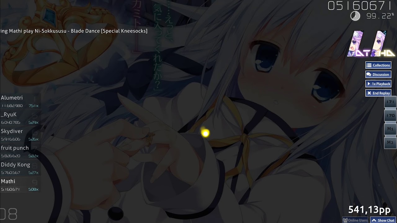 Mathi | Ni-Sokkususu - Blade Dance [Special Kneesocks] +HD,DT 99.12% 759/802x 1xMiss | 792pp #42