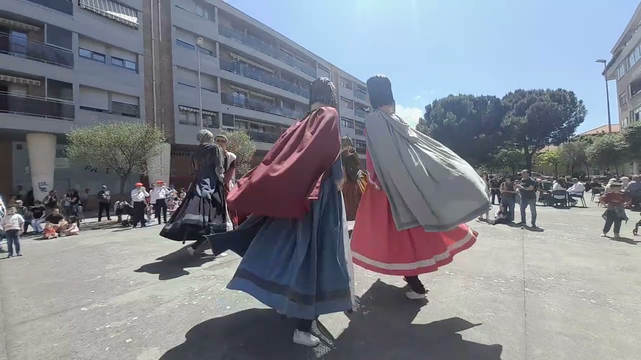 Txantreako erraldoiak 2025ko jaietan/Gigantes Txantrea en fiestas 2025