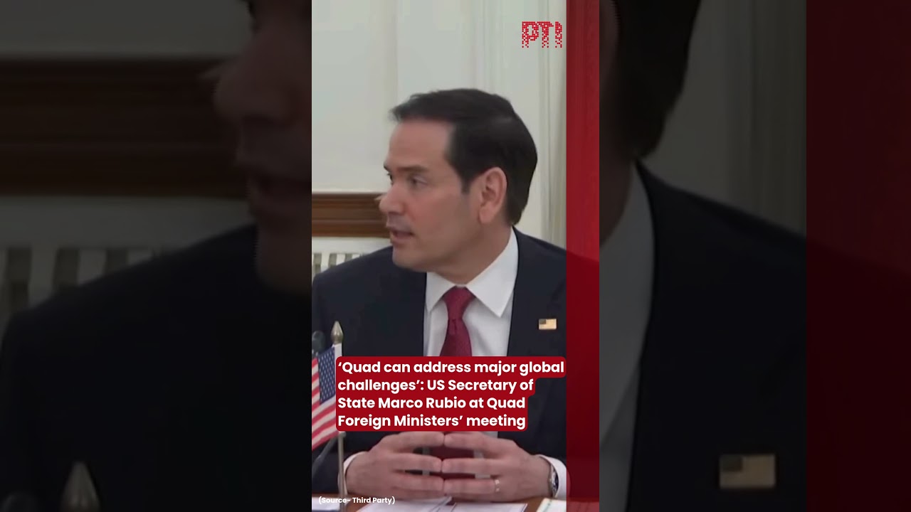 &lsquo;Quad can address major global challenges&rsquo;: US Secretary of State Marco Rubio