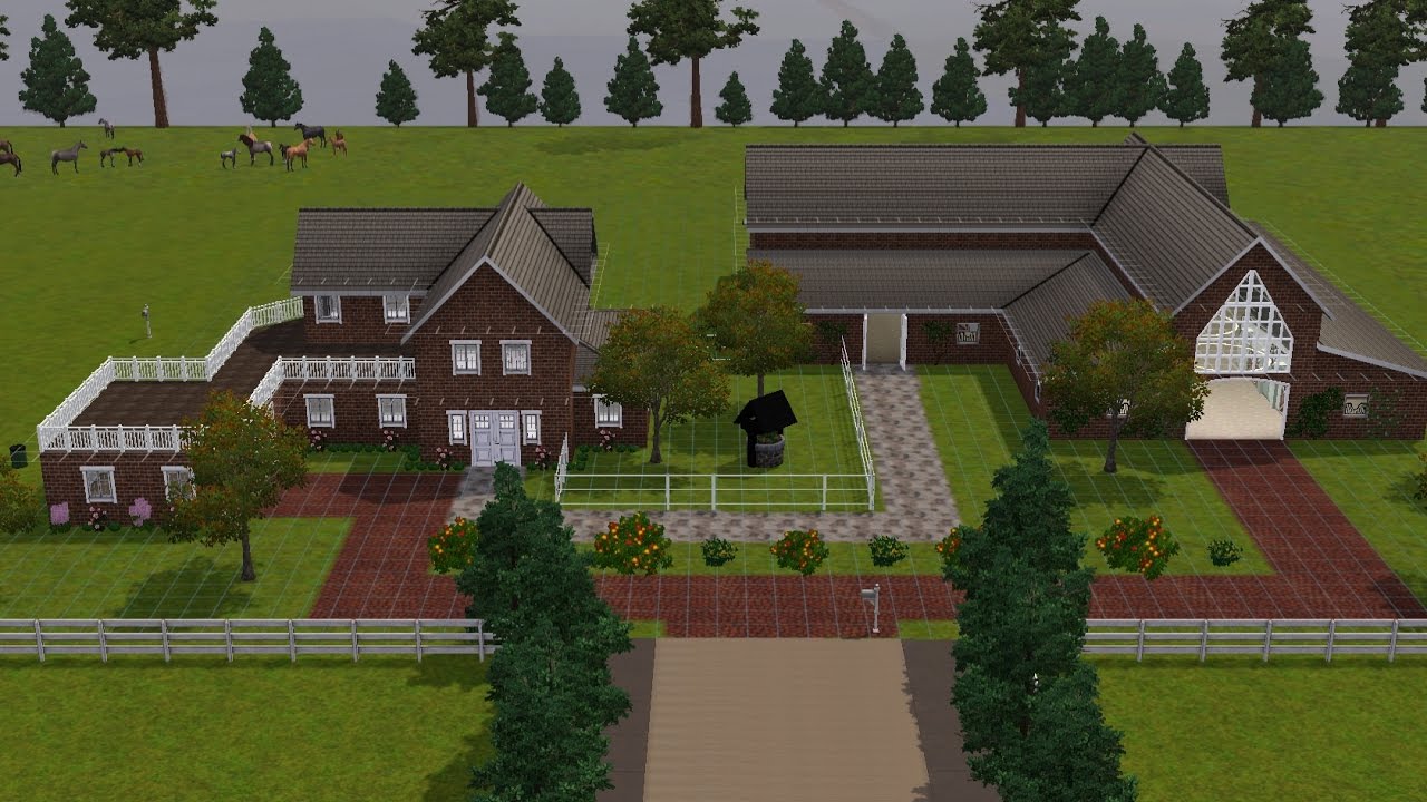 Sims3 Bauen - Wohnhaus mit Stall Part 1