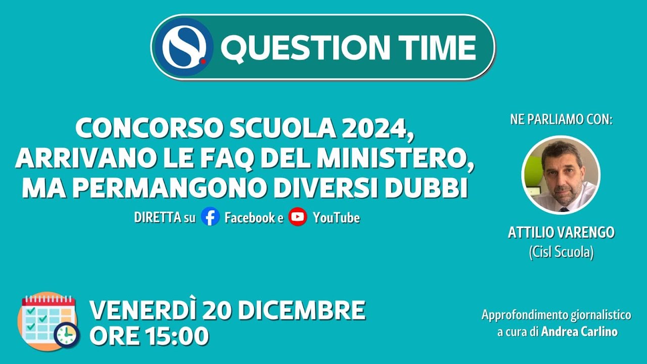Concorso scuola 2024, arrivano le FAQ del Ministero, ma permangono diversi dubbi