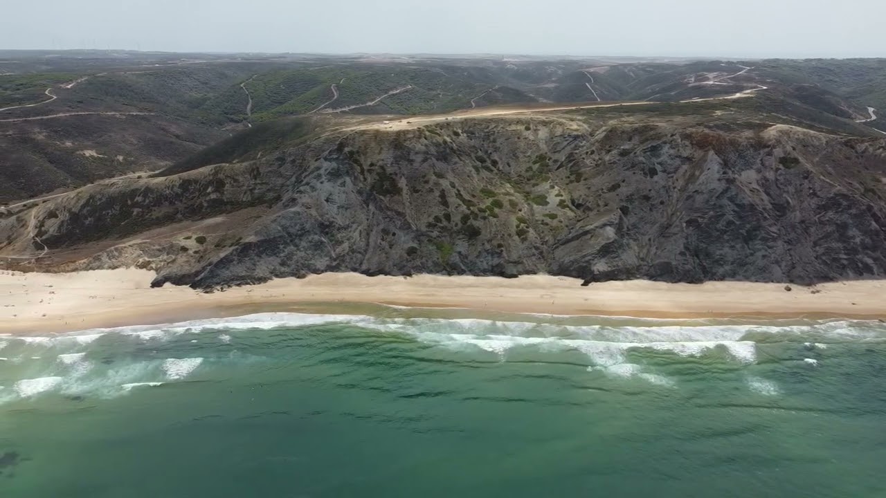 Portugal - Drone - Praia da cordoama - Praia do Castelejo