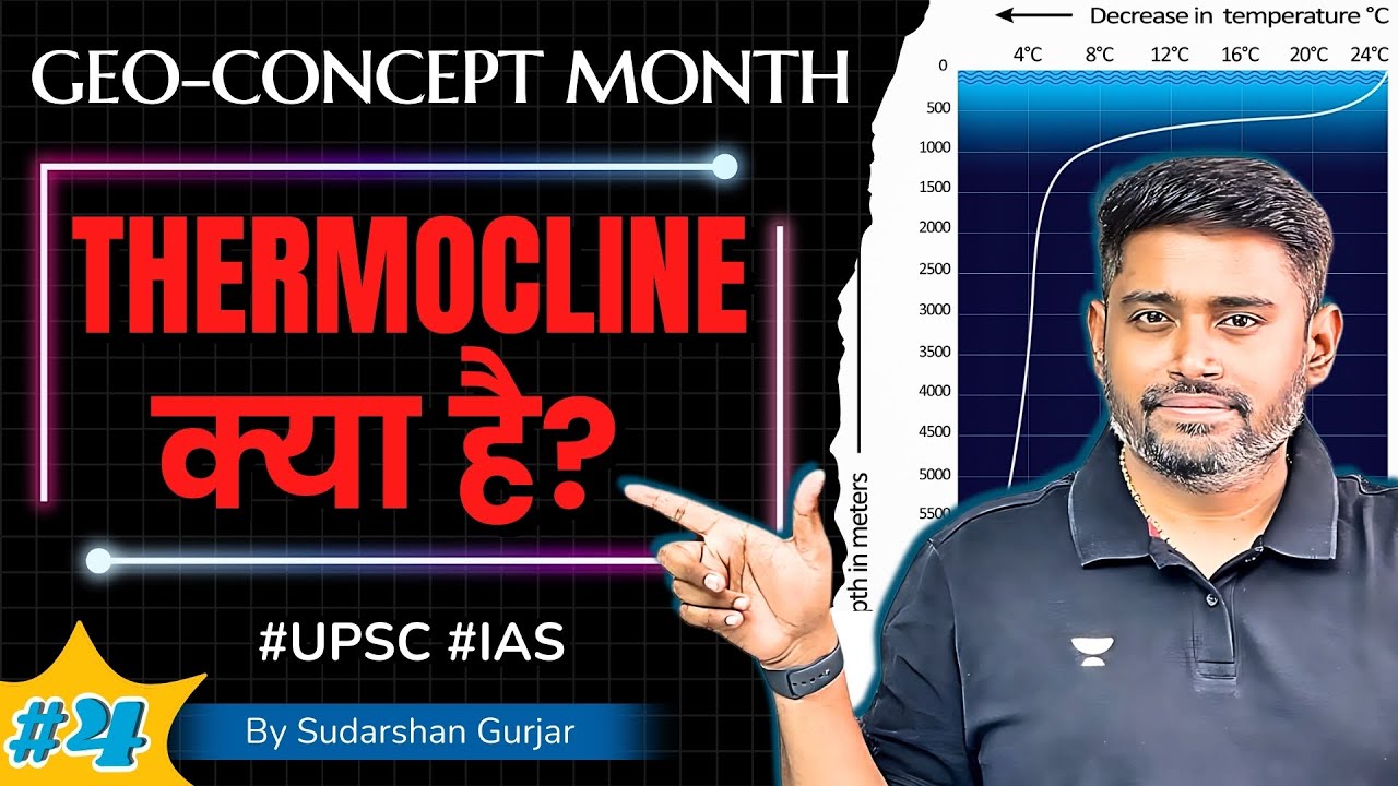 Thermocline क्या है? | Geography Concept for UPSC | Explained by Sudarshan Gurjar