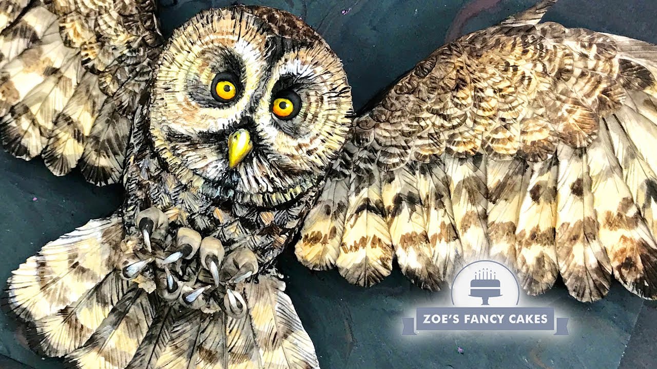 Owl cake tutuorial Halloween cake ideas