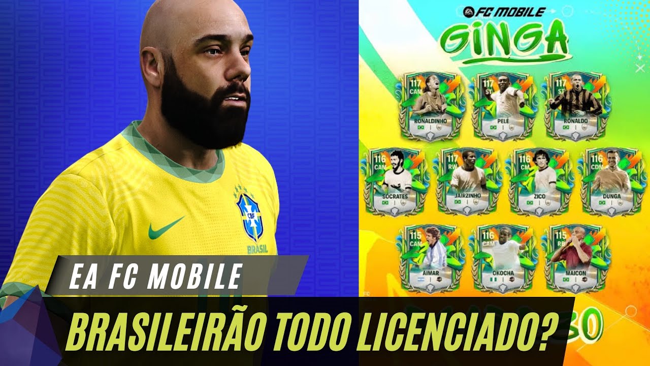 BRASILEIRÃO LICENCIADO NO EA FC MOBILE???