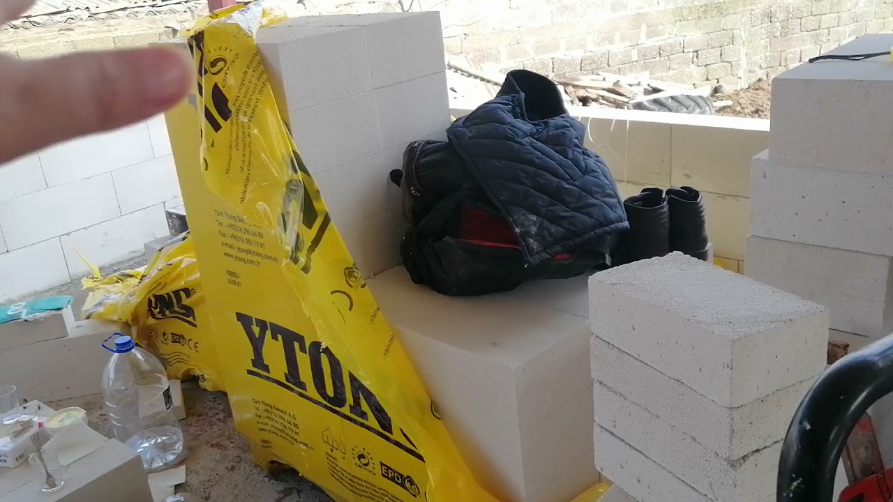 M.Y.S İNŞAAT Balıkesir Gönen Hasanbey 126 m2 Gazbeton Çelik Ev Kaba inşaat Aşaması
