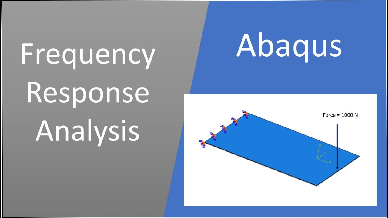 Abaqus | Анализ частотной характеристики | Часть 1/2