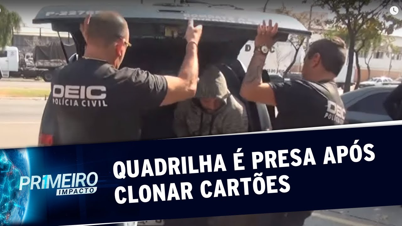Polícia prende quadrilha que desviou R$ 14 milhões em cartões clonados | Primeiro Impacto (17/09/19)