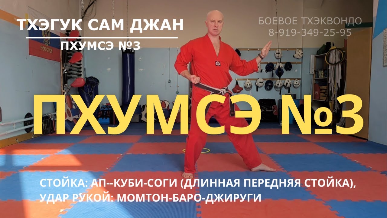 ПХУМСЭ №3 - ТХЭГУК-САМ-ДЖАН (с полным описанием техник)
