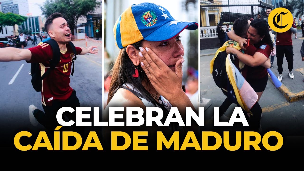 Venezolanos celebran en Per&uacute; y el mundo la captura de Maduro al grito de 