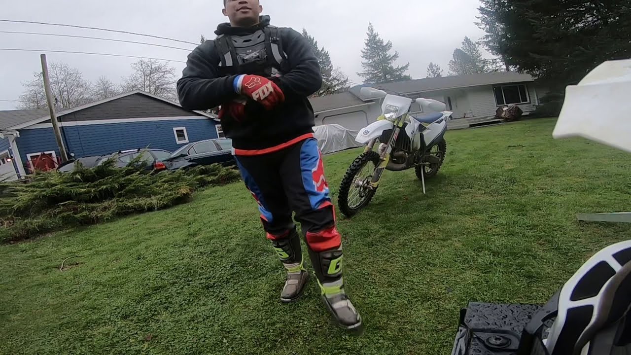 2021 Husqvarna TE 250i trail rides w the boyz KTM 300
