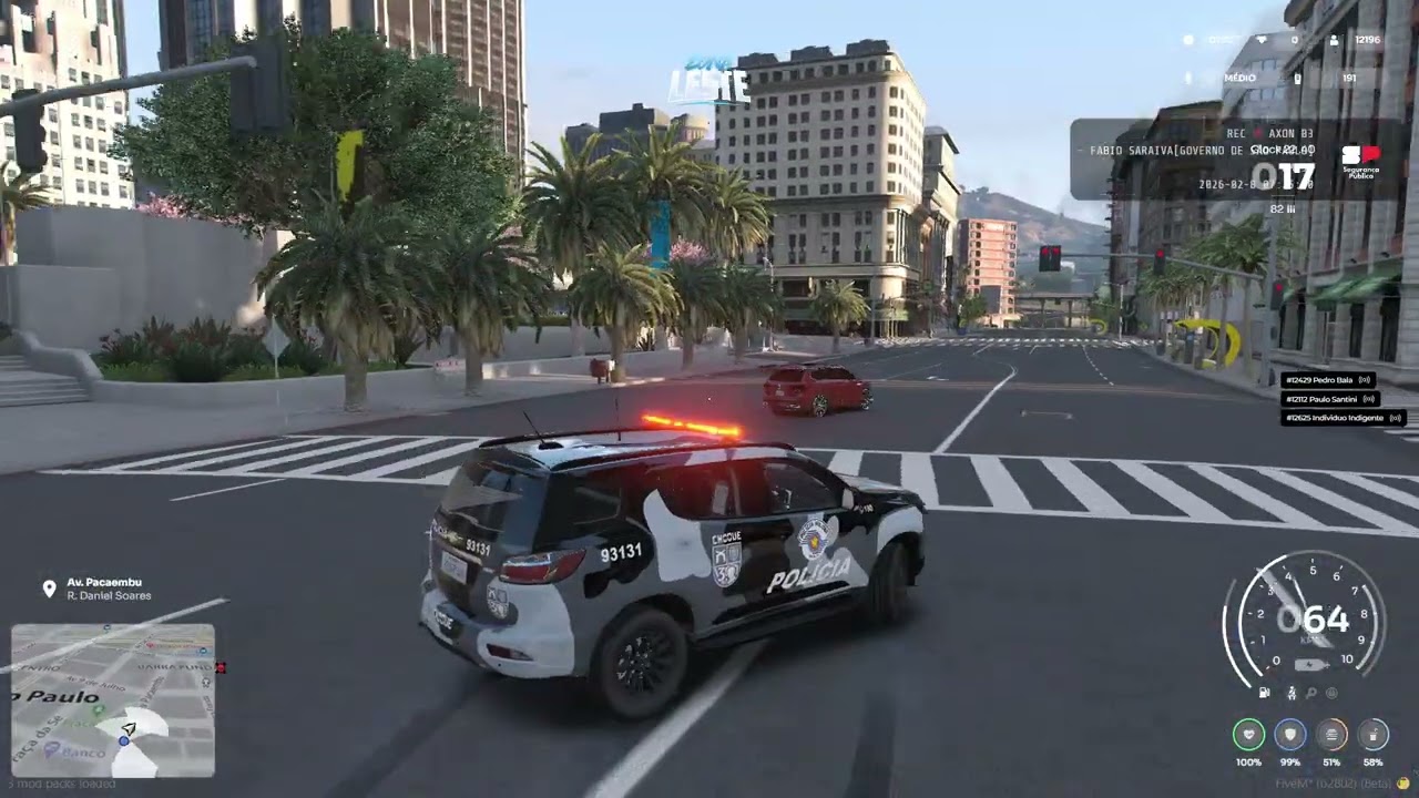 🚨 CHOQUE NA ATIVA! Acompanhamento a Tiguan | FiveM RP