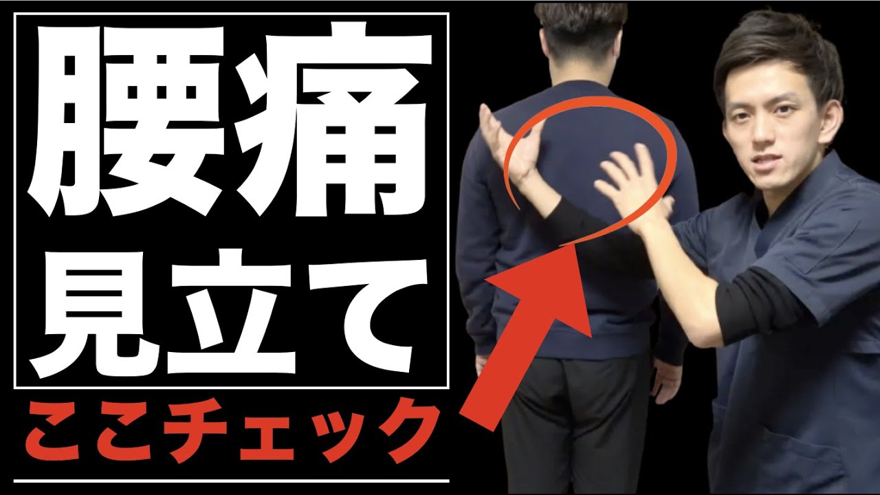 【腰痛の見立て】ノーカット動画全公開