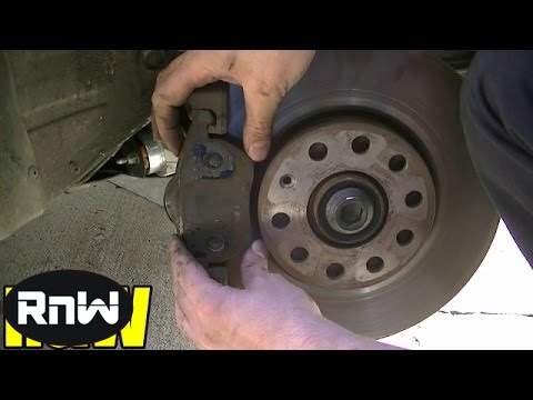 How to Remove and Replace Front Disc Brake Pads - 1998 Audi A6 Quattro