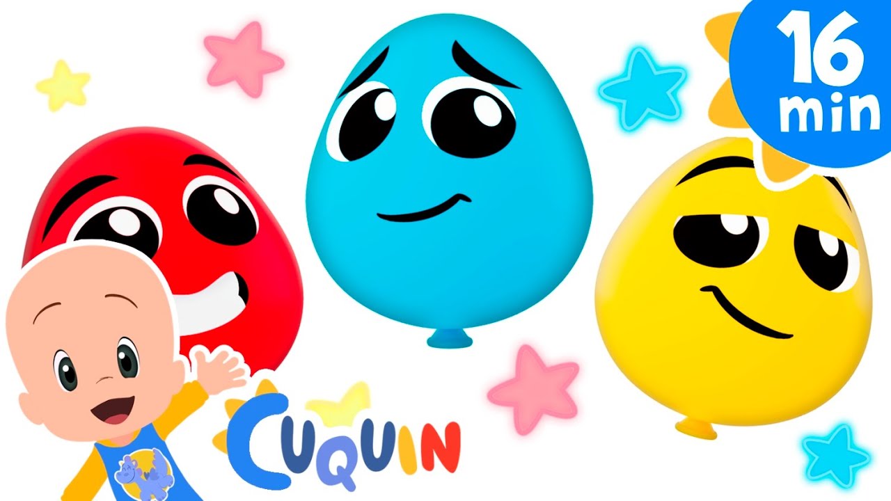 Baby balloons Surprise | Songs and Education with Cleo and Cuquin