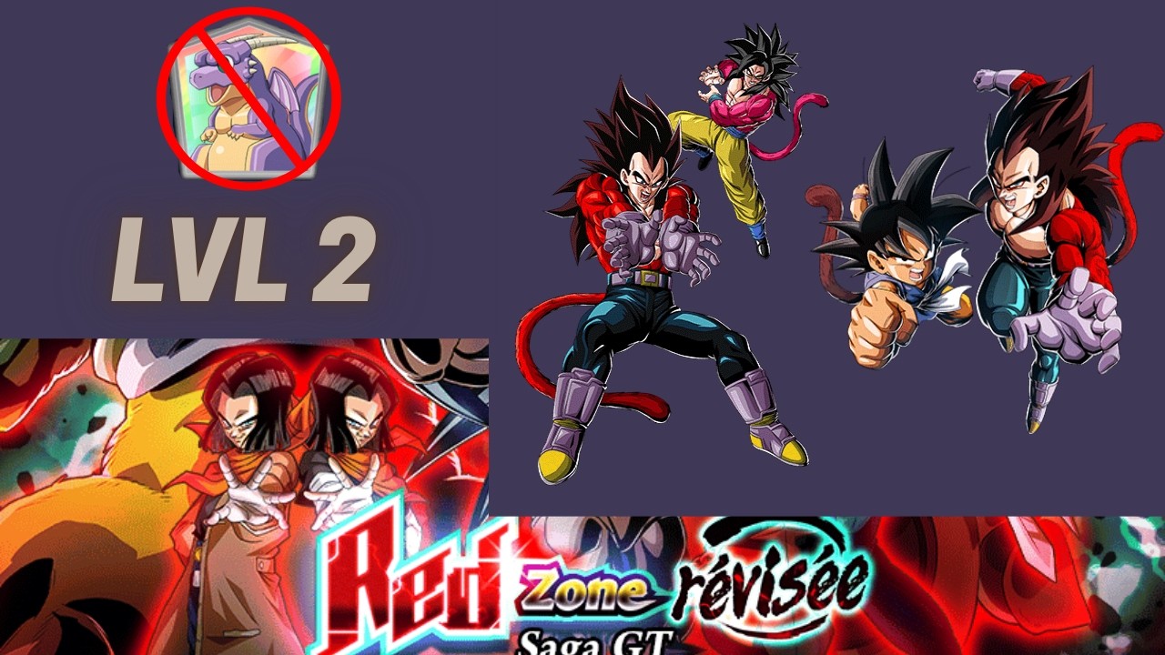 REDZONE GT KAI LVL2 - MISSION HEROS GT - NO ITEM #dokkanbattle #redzone