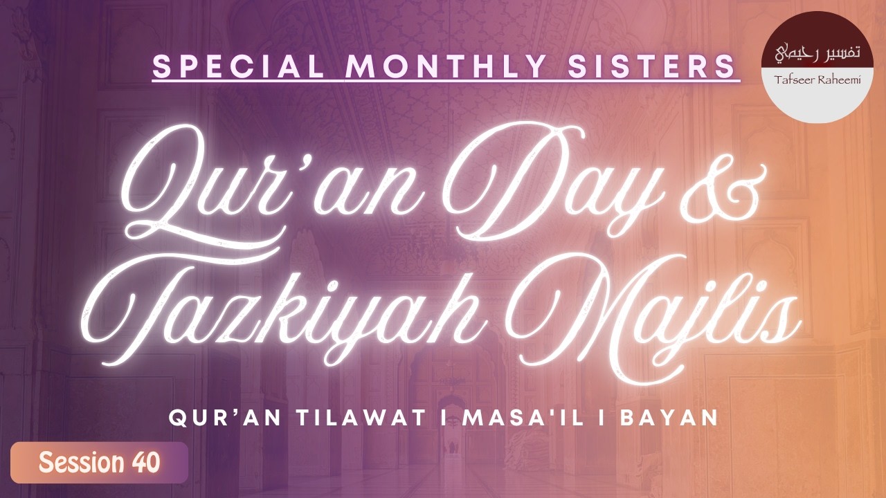 Sisters Tazkiyah Majlis