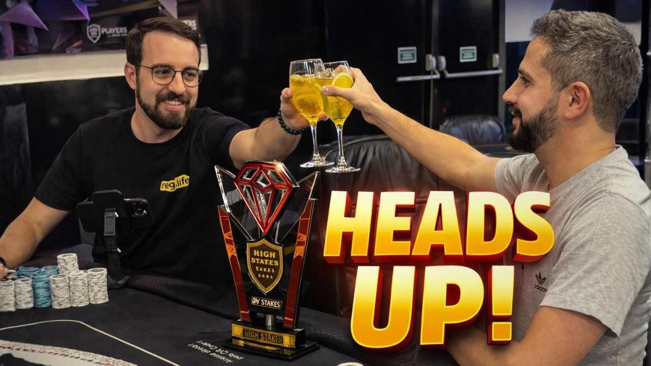 ENFRENTEI UM AMIGO NO HEADS-UP DO HIGH ROLLER | Dan 10 Poker Vlog #38 - CGP 2023