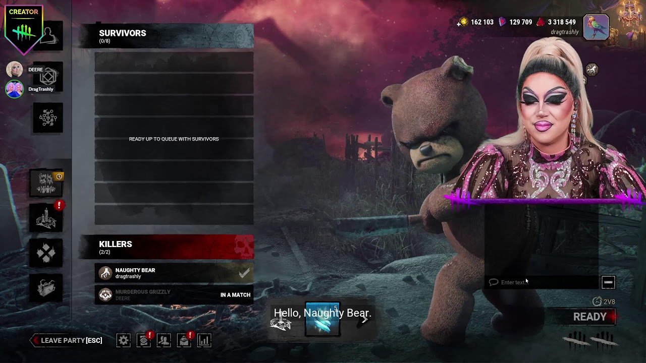 DBD Friday #dbdcreator (code: dragtrashly)