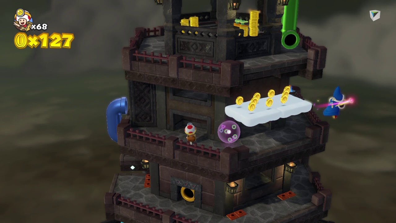 Captain Toad Treasure Tracker - 72 - Escuadr&oacute;n a la torre ins&oacute;lita