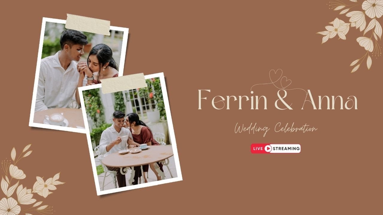 Ferrin & Anna Wedding Day YouTube Live Streaming