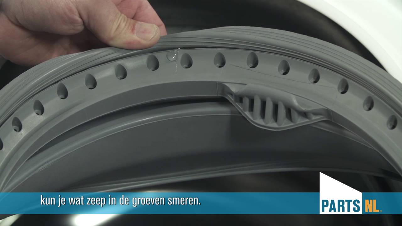 Deurrubber vervangen van wasmachine, PartsNL uitleg