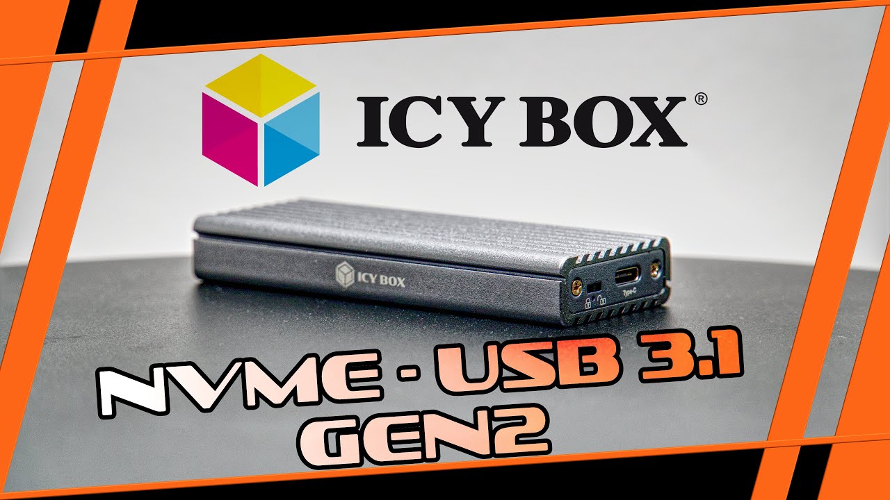💾 IcyBox Gehäuse für 1x M.2 NVMe & SATA mit USB 3.1 (Gen 2) Type-C®