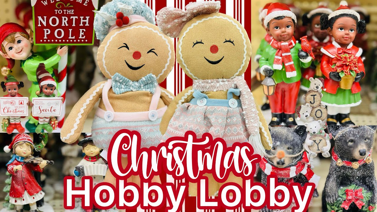 New Gingerbread Decor at Hobby Lobby | New Christmas Decor at Hobby Lobby | Christmas 2023