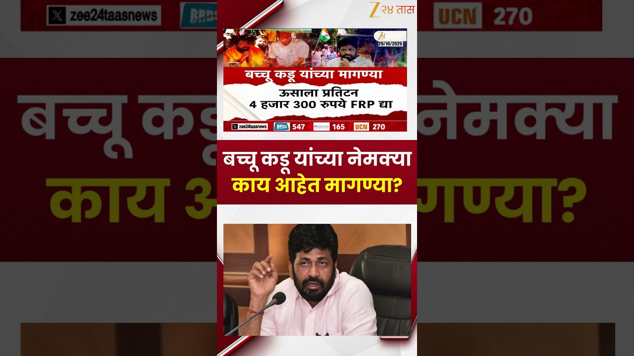 What Are Bachchu Kadu Demand In Nagpur Protest  | बच्चू कडू यांच्या नेमक्या काय आहेत मागण्या?