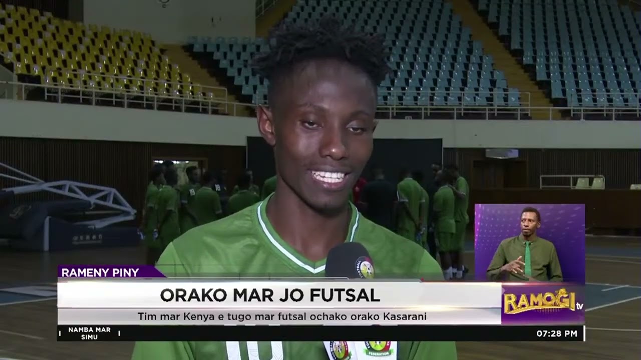 Tim Kenya ma tugo futsal ochako orako maggi motelone manyo otiko mag donjo e tuke Afrika