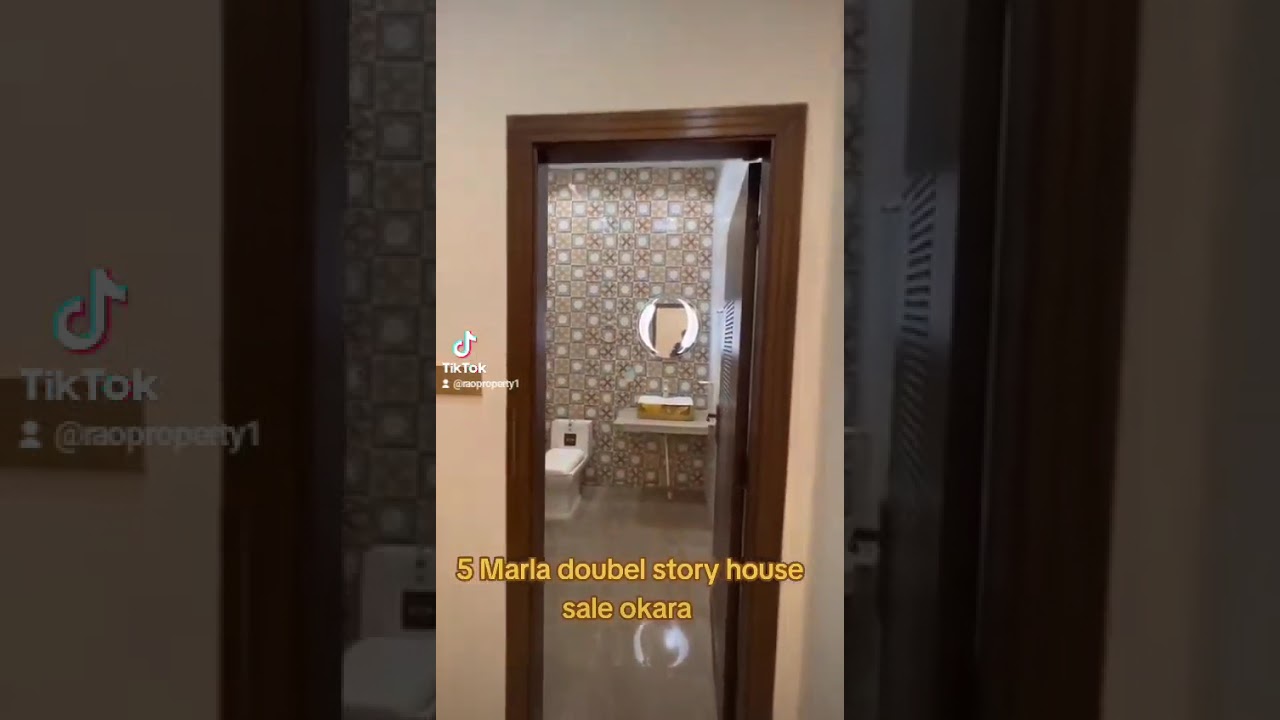 5 Marla doubel story house sale okara 
