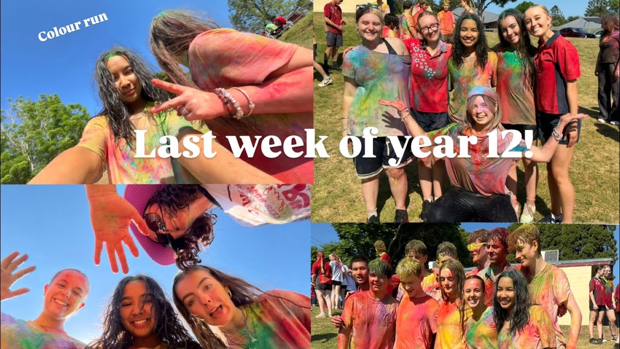 TSHS SENIOR VLOG + year 12 colour run