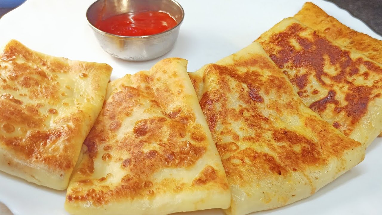 Chicken Cheese Crepes Recipe | Easy Breakfast Recipe | Chicken Tikka Crepes | Iftar Special