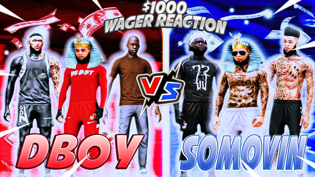 SoMovin Wagered Dboy & YoBoss For $1000 To Prove He Can Beat The Best Team On NBA2K21 😱 | REACTION