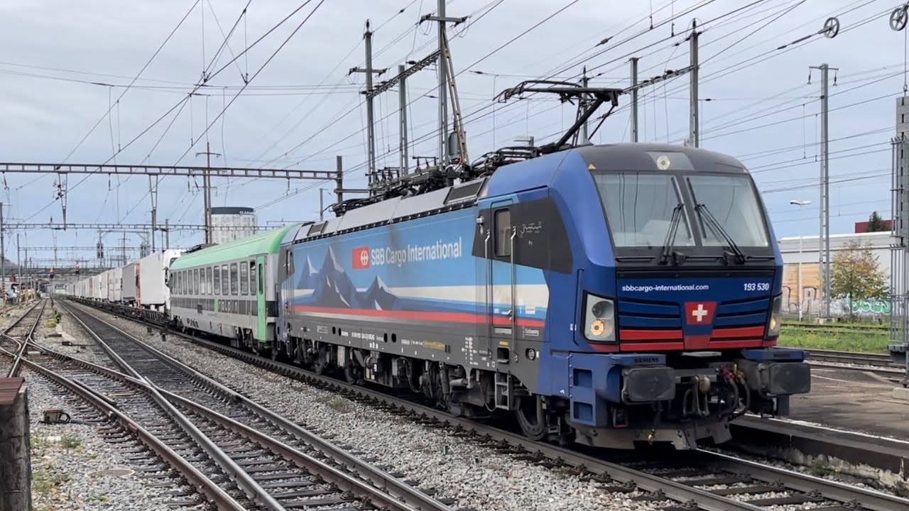 🇨🇭Zugverkehr/Trains at Pratteln 18.11.23