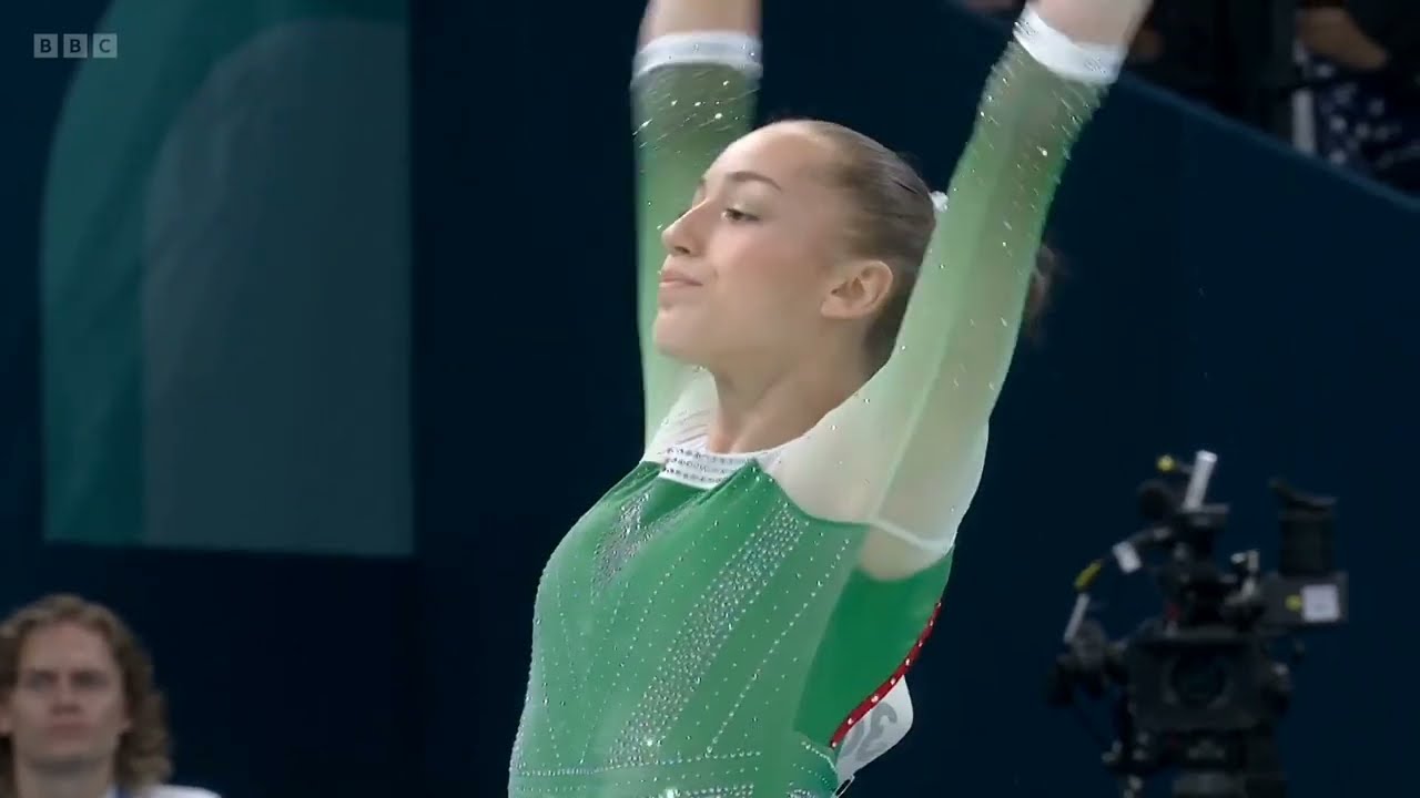 (BBC) Kaylia Nemour UB QF 2024 Olympics 