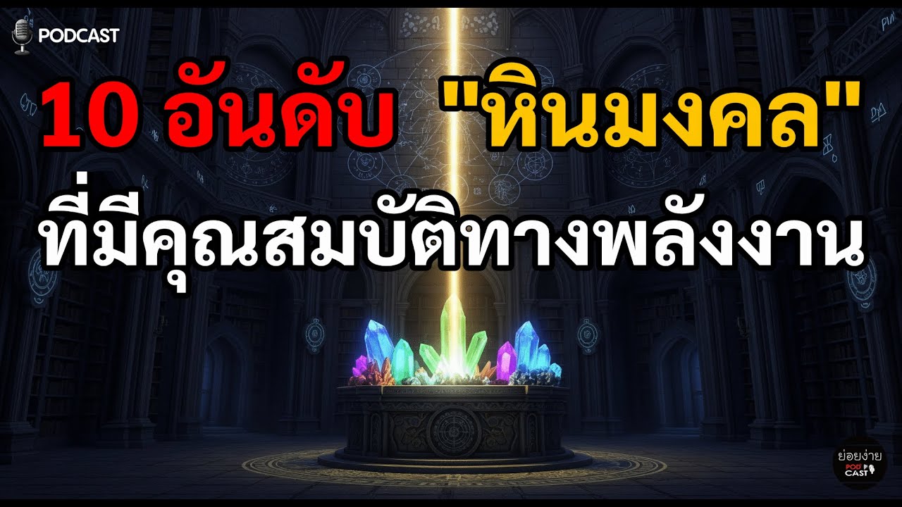 ถอดรหัสพลังจักรวาล: 10 อันดับสุดยอดหินพลังงาน ฉบับย่อยง่าย