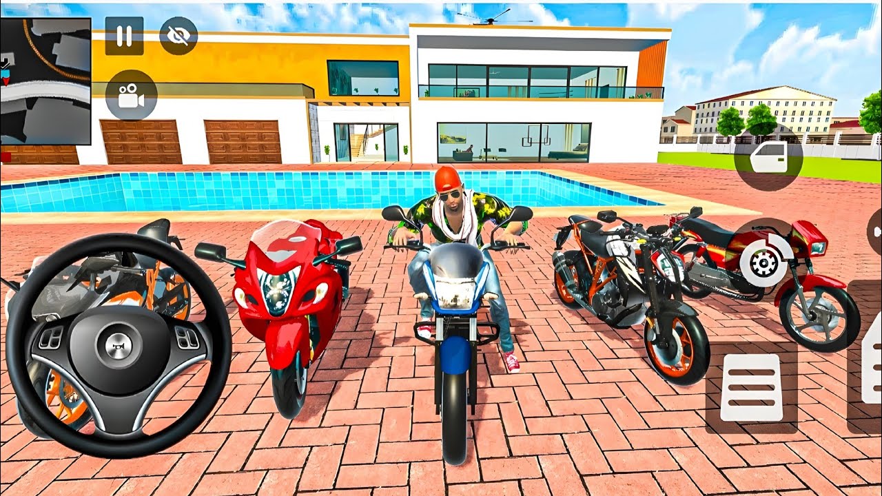 😱 Franklin’s Rooftop Ride! Bike vs Parking Building 💥